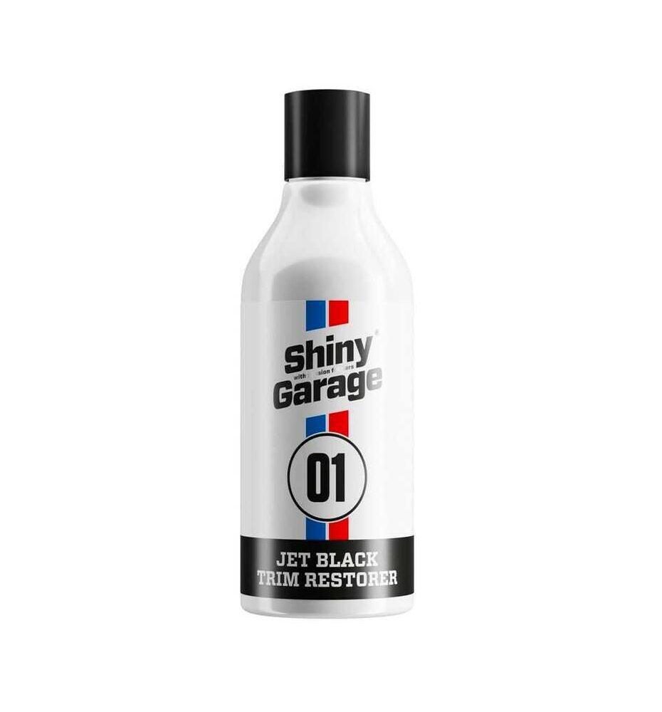 Shiny Garage Jet Black 250ml - Dressing do plastików zewnętrznych