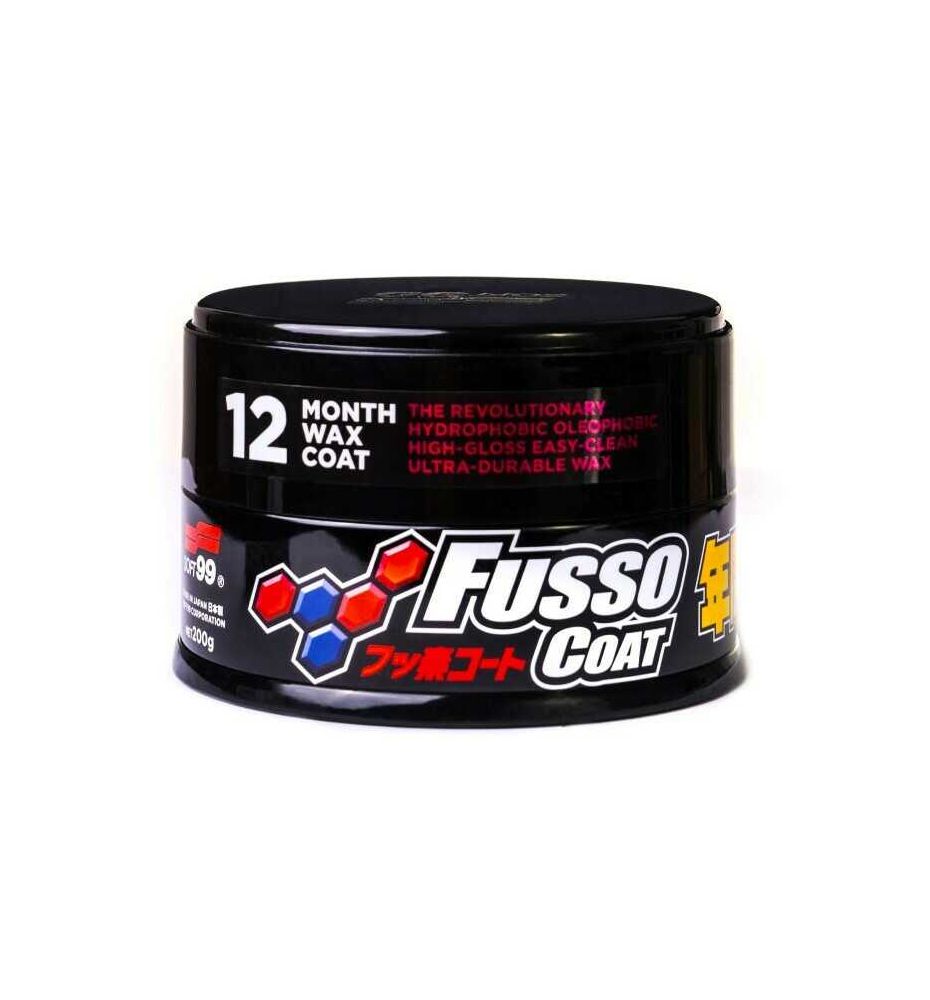 SOFT99 Fusso Coat 12 months dark wax 200g - Wosk do ciemnego lakieru