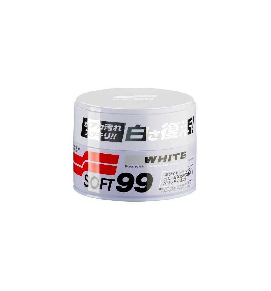 SOFT99 White Soft Wax 350g - Wosk - Powłoka hydrofobowa