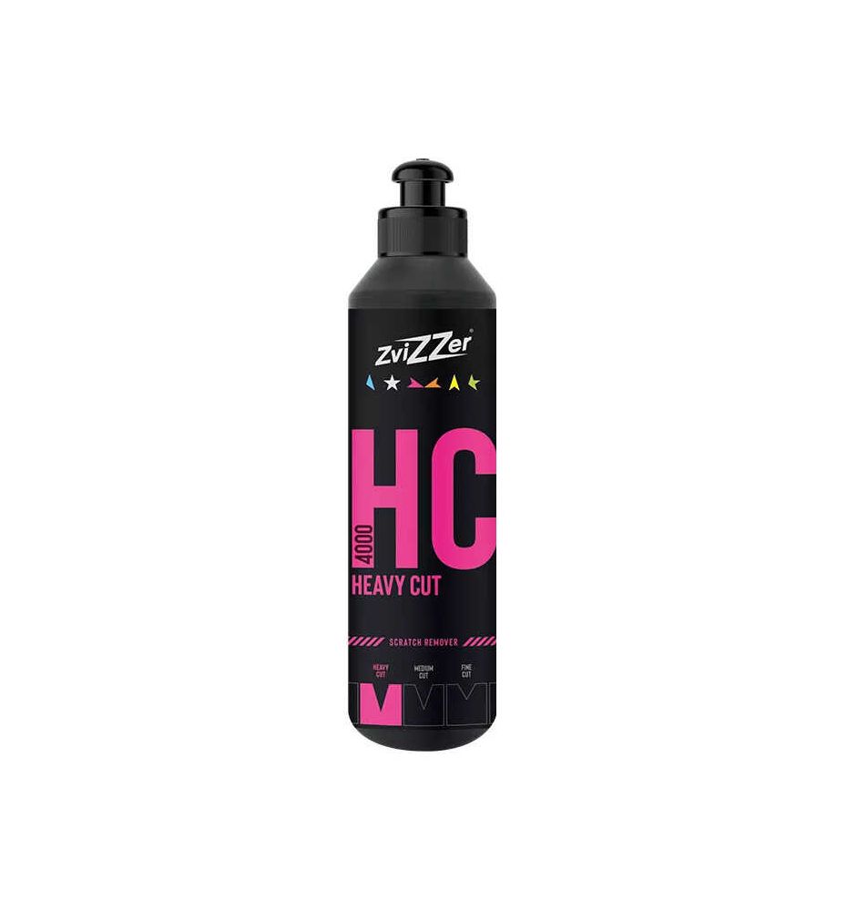 ZviZZer HC4000 Red Heavy Cut 750ml - pasta polerska tnąca