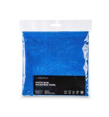 FX Protect Mystic Blue Microfiber Towel 40x40, 350gsm – uniwersalna mikrofibra bez obszycia, niebieska