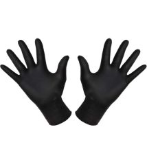 Monster Shine Rękawiczki nitrylowe - rozmiar M, czarne, 100 sztuk