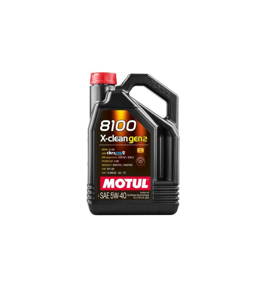 MOTUL 8100 X-CLEAN GEN2 5L - olej silnikowy 5W40