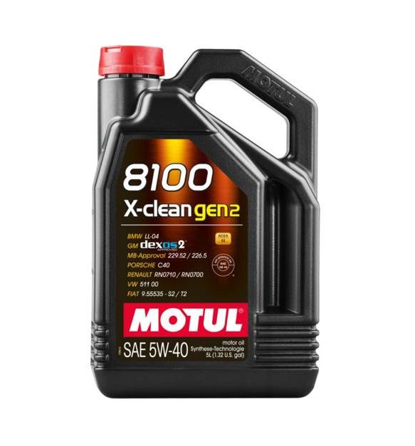 MOTUL 8100 X-CLEAN GEN2 5L - olej silnikowy 5W40