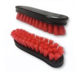 Szczotka do dywaników i tapicerki materiałowej - czerwone włosie PP, średniej twardości