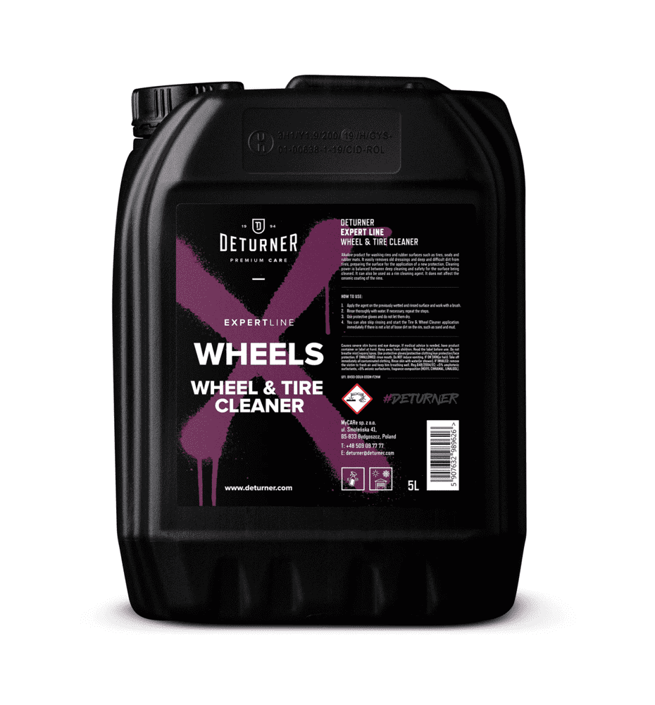 Deturner Xpert Line Wheels & Tire Cleaner 5L – produkt do czyszczenia felg i opon