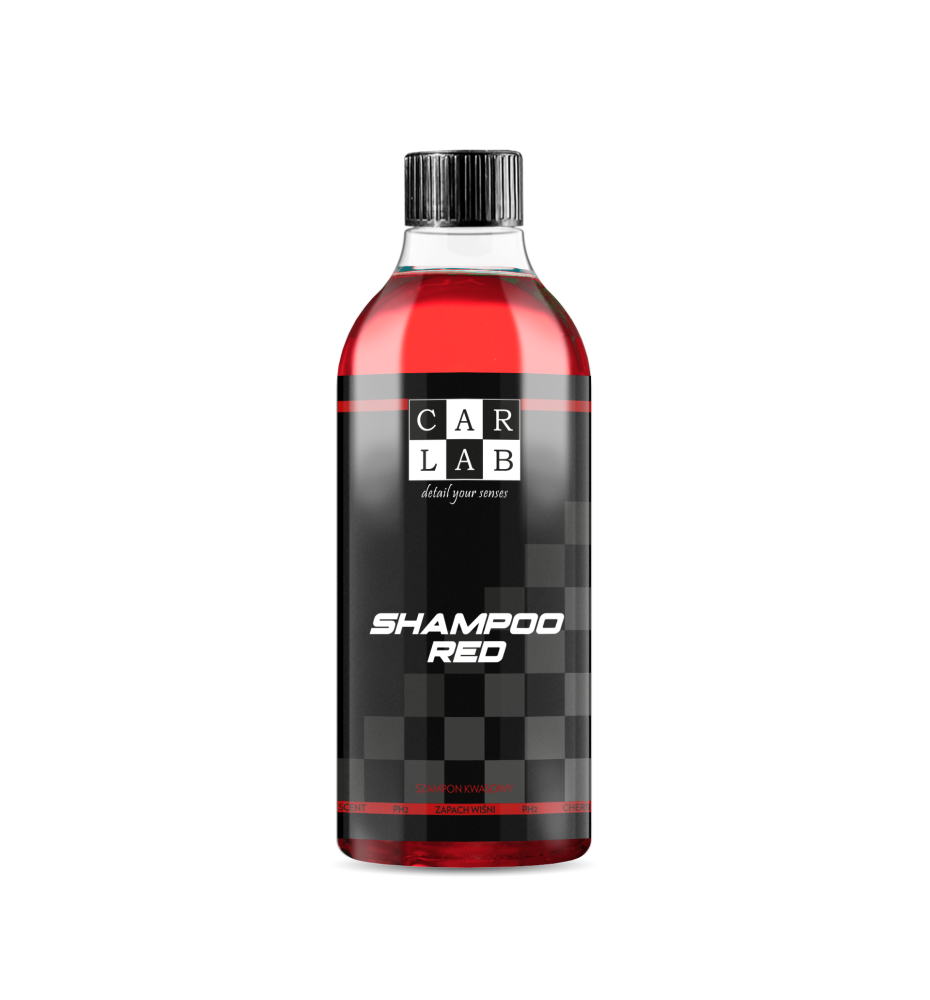 CARLAB Shampoo Red 500ml - kwaśny szampon