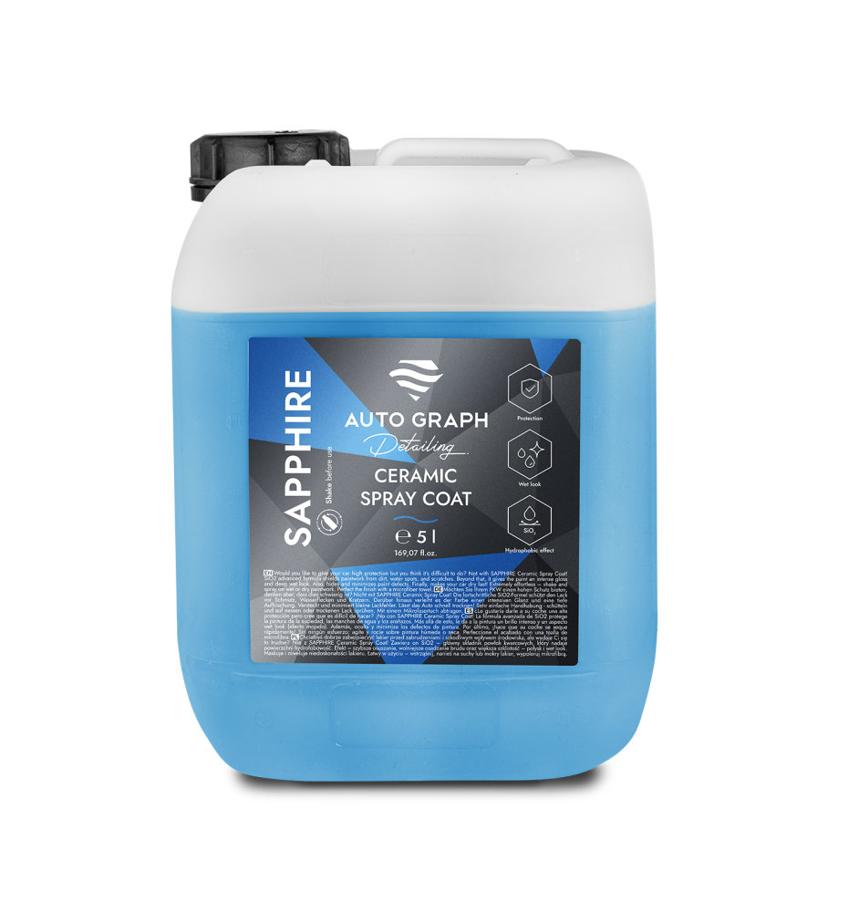 Auto Graph Sapphire 5L – quick detailer z SiO2 i efektem wet look