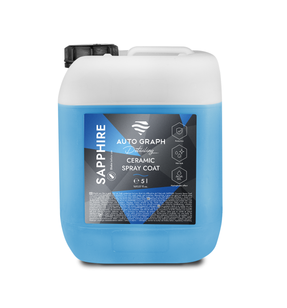 Auto Graph Sapphire | Ceramic Spray Coat | Quick Detailer SiO2 | 5L
