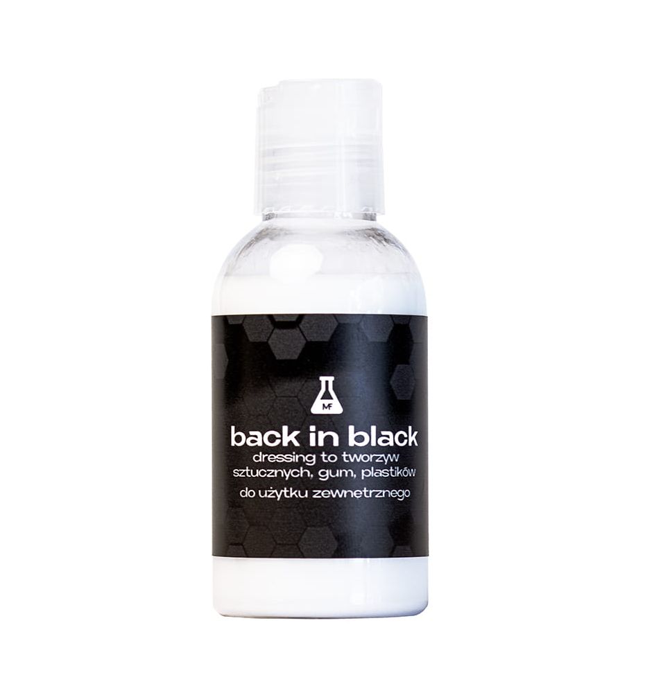 MW Back in Black 100ml - dressing do plastików zewnętrznych, opon i gum