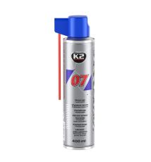 K2 07 400ml - likwiduje piski, smaruje, czyści, penetruje, chroni przed korozją