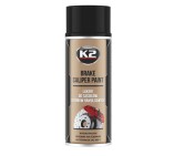 K2 BRAKE CALIPER PAINT 400ml - CZARNY lakier do zacisków i bębnów hamulcowych