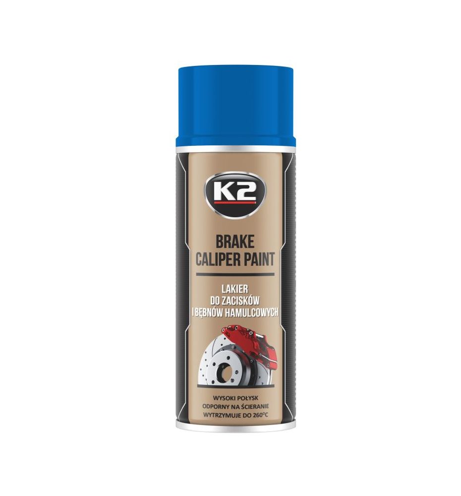 K2 BRAKE CALIPER PAINT 400ml - NIEBIESKI lakier do zacisków i bębnów hamulcowych