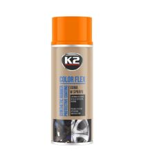 K2 COLOR FLEX POMARAŃCZOWY 400ml - guma w sprayu