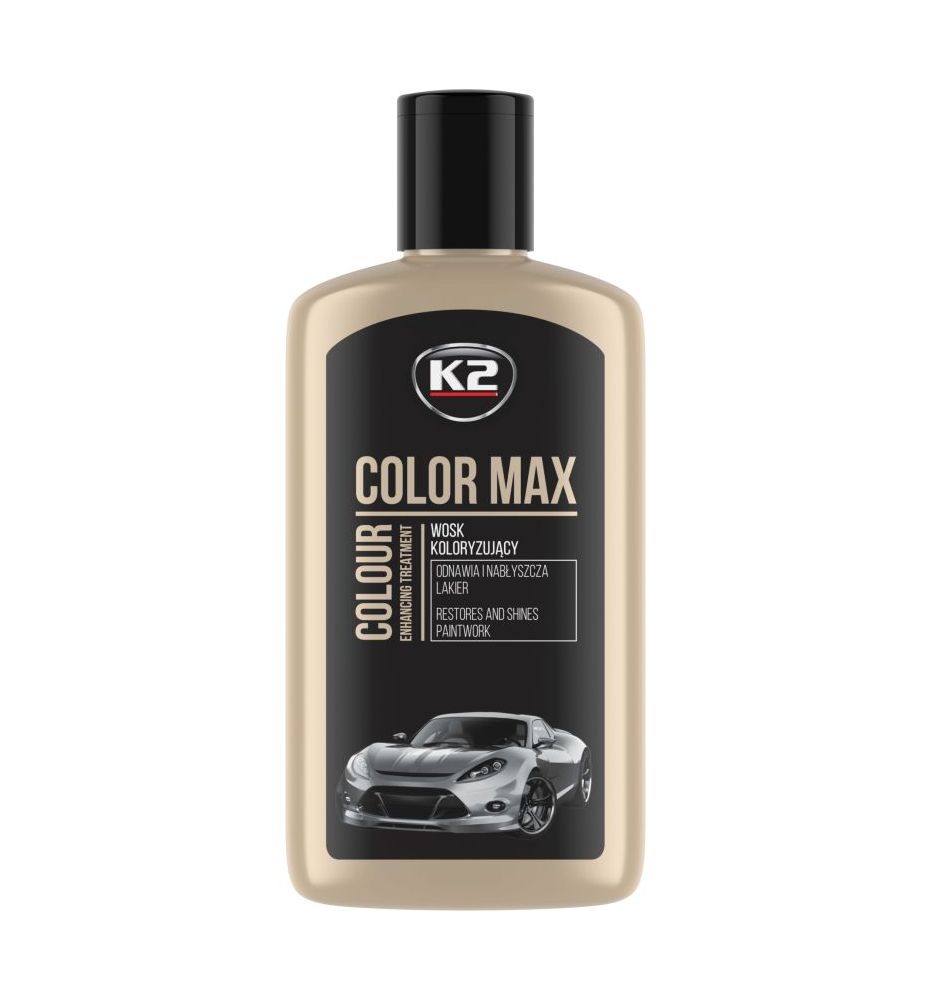 K2 COLOR MAX CZARNY 250ml - wosk koloryzujący