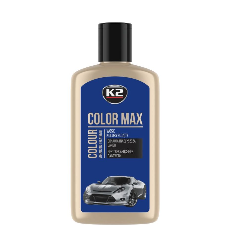 K2 COLOR MAX NIEBIESKI 250ml - wosk koloryzujący