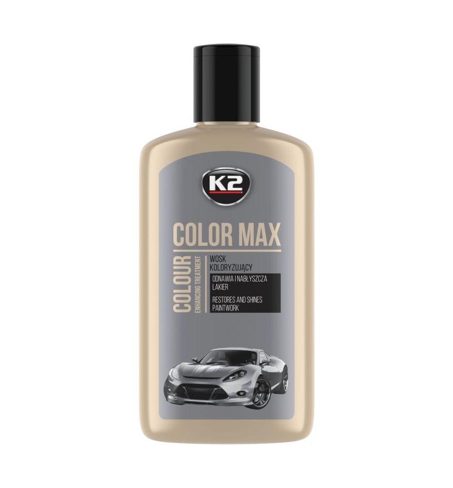 K2 COLOR MAX SREBRNY 250ml - wosk koloryzujący