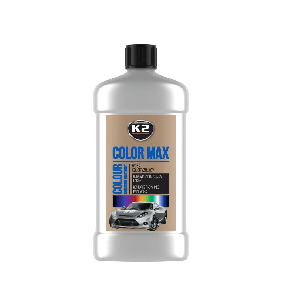 K2 COLOR MAX SREBRNY 500ml - wosk koloryzujący