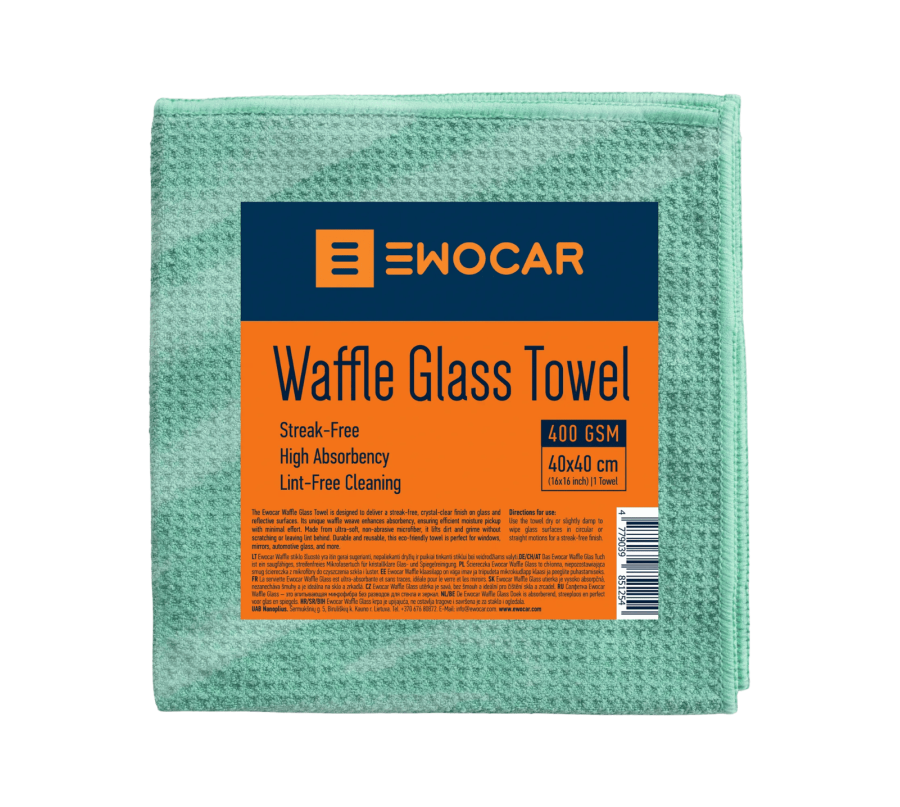 Ewocar Waffle Glass Towel – ręcznik waflowy do szyb