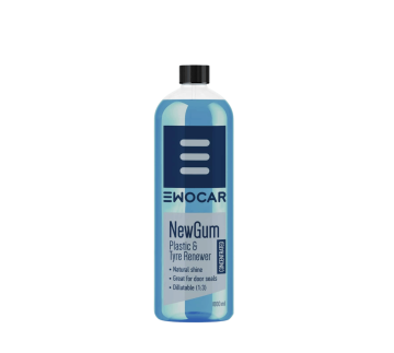 Ewocar NewGum 1L | Żel do Opon i Gumy | Naturalny Mat | Koncentrat