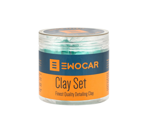 Ewocar Clay Set 4 x 50g | Glinka Średnia/Medium | Oczyszczanie Lakieru