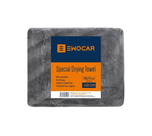 Ewocar Special Drying Towel 1600GSM 100x70cm | Najmocniejszy Ręcznik XXL