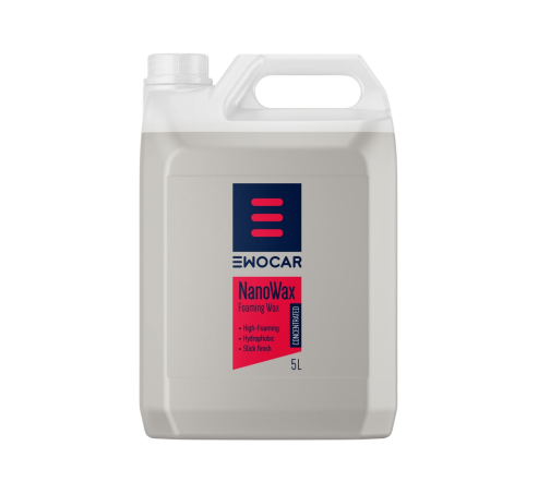 Ewocar NanoWax 5L | Wosk na Mokro Koncentrat 1:100 | Szybki Połysk