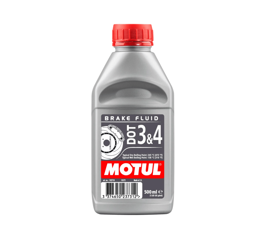 MOTUL DOT 3&4 500ml – W pełni syntetyczny płyn hamulcowy i sprzęgłowy