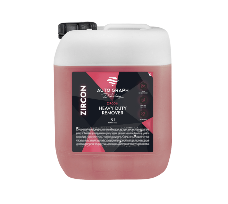 Auto Graph ZIRCON Heavy Duty Remover 5L – Silny Rozpuszczalnik do Asfaltu, Kleju i Żywicy