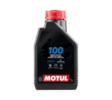 MOTUL 100 2T 1L | Mineralny olej do silników 2-suwowych | API TC