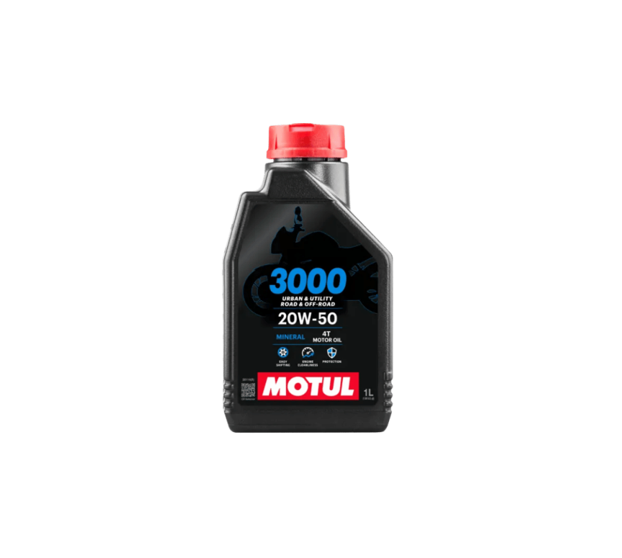 MOTUL 3000 4T 20W-50 1L – Mineralny Olej Motocyklowy JASO MA2