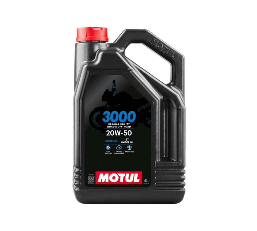 MOTUL 3000 4T 20W-50 4L – Mineralny Olej Motocyklowy JASO MA2
