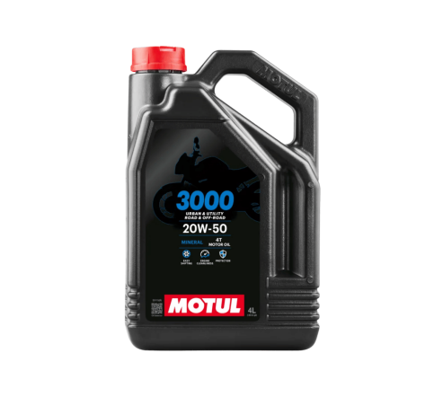 MOTUL 3000 4T 20W-50 4L | Olej Mineralny JASO MA2 | Harley