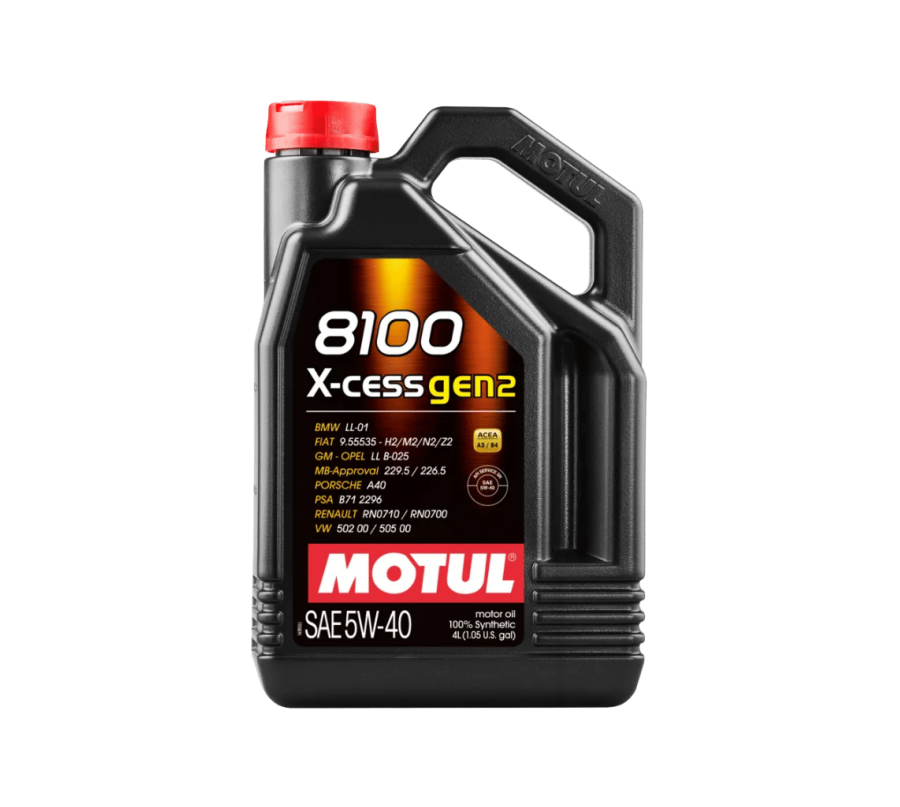 MOTUL 8100 X-cess gen2 5W-40 4L – W pełni Syntetyczny Olej do Silników o Dużej Mocy