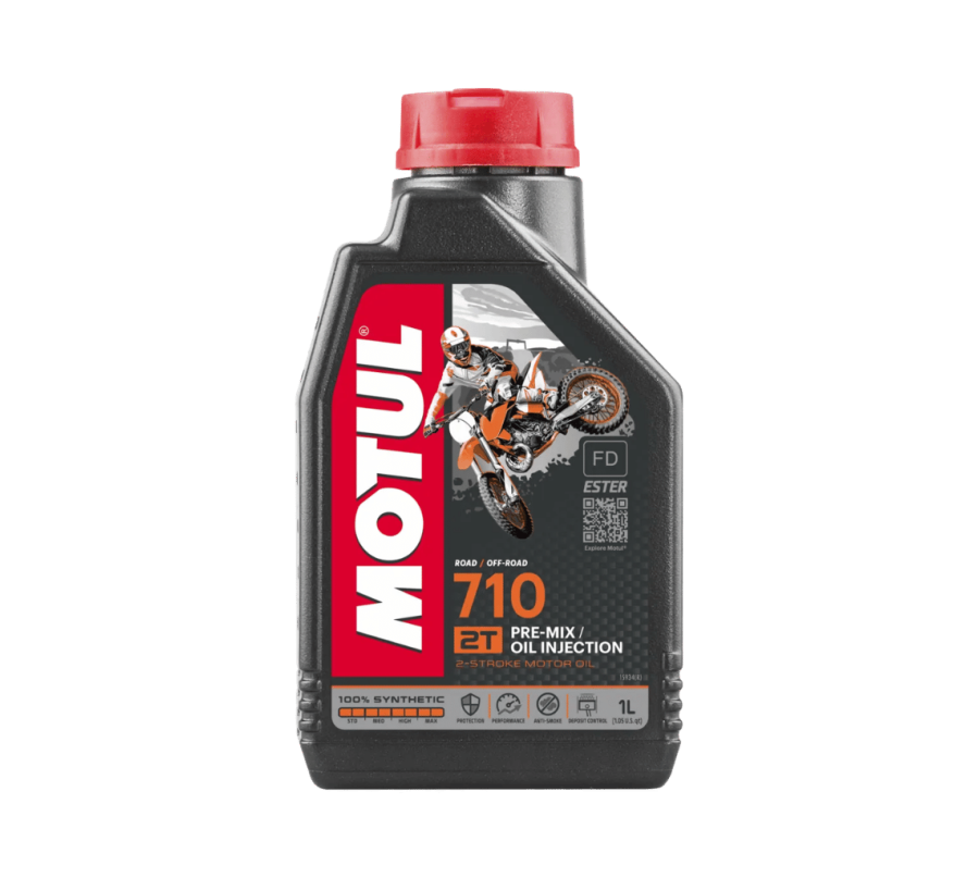 MOTUL 710 2T 1L – W pełni Syntetyczny Olej Estrowy do Silników 2-Suwowych