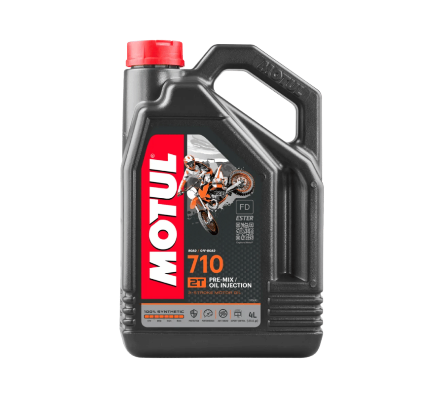 MOTUL 710 2T 4L – W pełni Syntetyczny Olej Estrowy do Silników 2-Suwowych