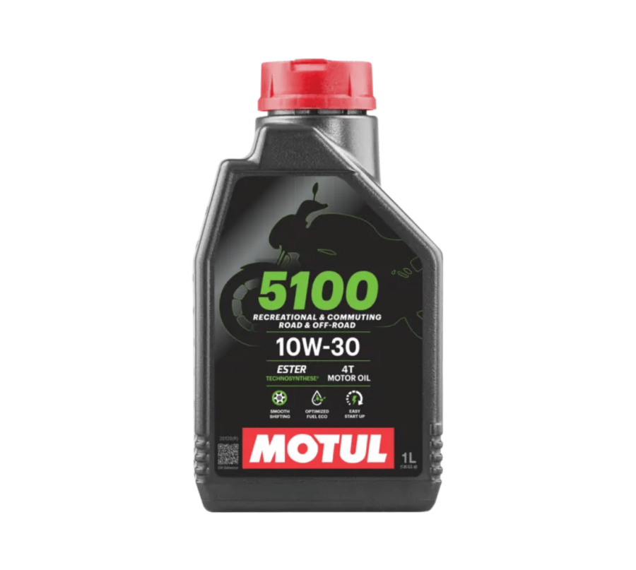 MOTUL 5100 10W-30 4T 1L – Olej Motocyklowy Technosynthese® Ester NGEN MOTUL 5100 10W-30 4T 1L – Olej Motocyklowy Technosynthese® Ester NGEN