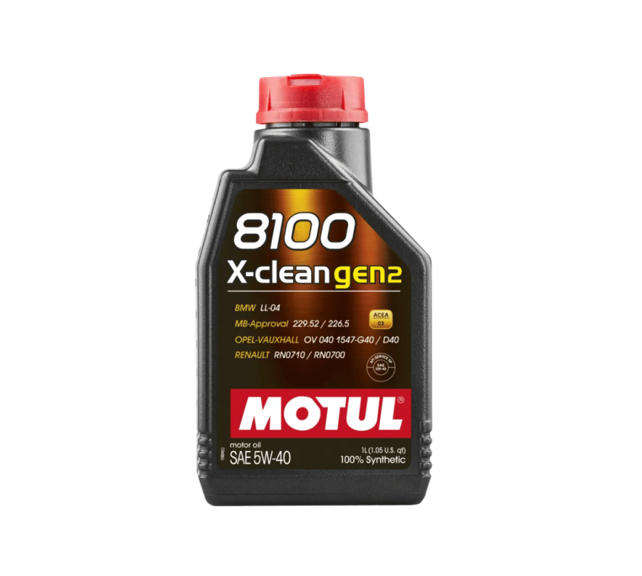 MOTUL 8100 X-CLEAN GEN2 5W-40 1L – Syntetyczny Olej ACEA C3, API SP, MB 229.52