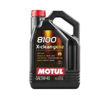MOTUL 8100 X-CLEAN GEN2 5W-40 5L | API SP ACEA C3 MB 229.52