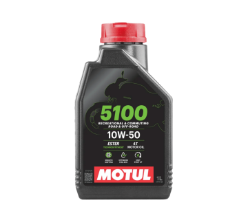 MOTUL 5100 10W-50 4T 1L | JASO MA2 (2023) API SP NGEN
