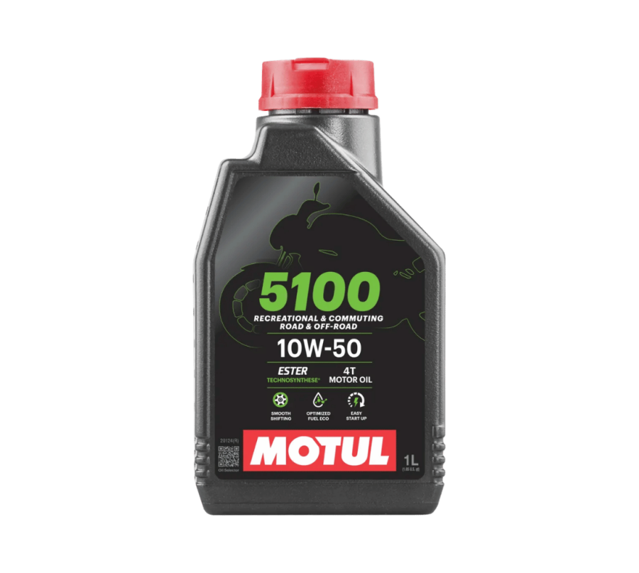 MOTUL 5100 10W-50 4T 4L – Olej Motocyklowy Technosynthese® Ester NGEN Core® MOTUL 5100 10W-50 4T 4L – Olej Motocyklowy Technosynthese® Ester NGEN Core®