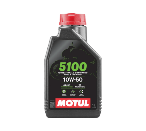 MOTUL 5100 10W-50 4T 4L | JASO MA2 (2023) API SP NGEN