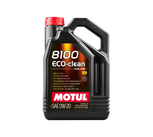MOTUL 8100 ECO-CLEAN 0W-20 5L | API SQ ILSAC GF-7A ACEA C6
