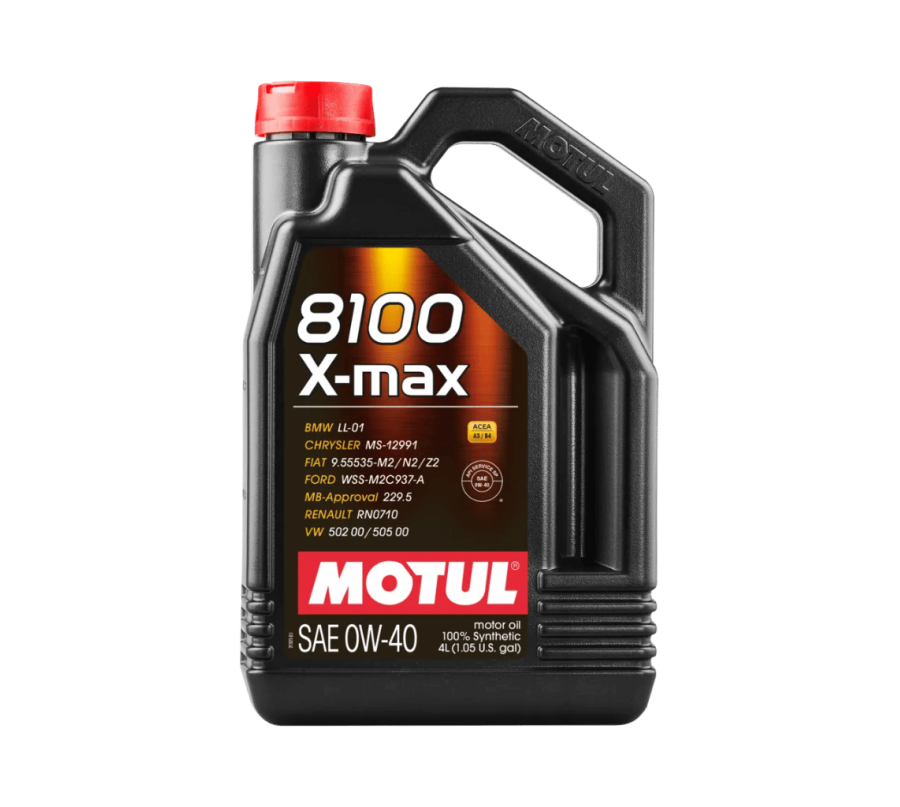 MOTUL 8100 X-MAX 0W-40 4L – Syntetyczny Olej silnikowy Full SAPS ACEA A3/B4 MOTUL 8100 X-MAX 0W-40 4L – Syntetyczny Olej silnikowy Full SAPS ACEA A3/B4