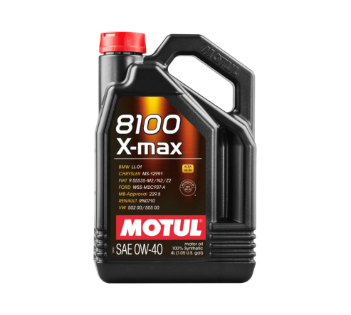 MOTUL 8100 X-MAX 0W-40 4L | Olej Full SAPS MB 229.5