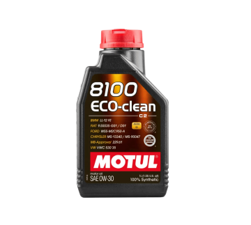 MOTUL 8100 ECO-CLEAN 0W-30 1L | BMW LL-12 FE Ford 950-A