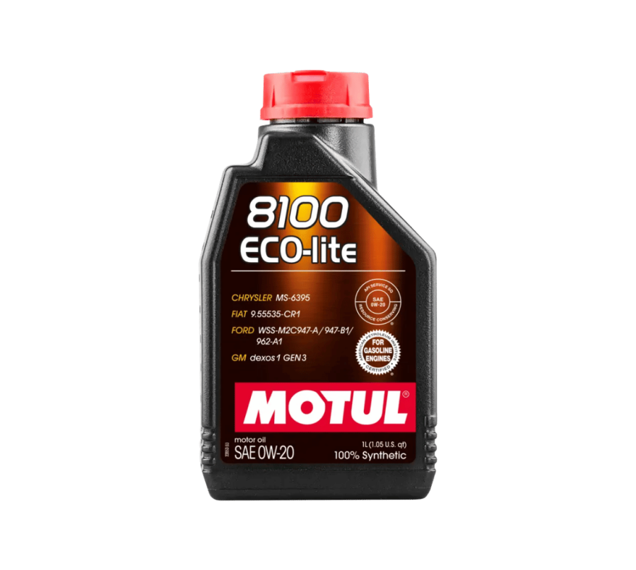 MOTUL 8100 ECO-LITE 0W-20 1L – Olej Syntetyczny API SQ-RC GM dexos1 GEN3