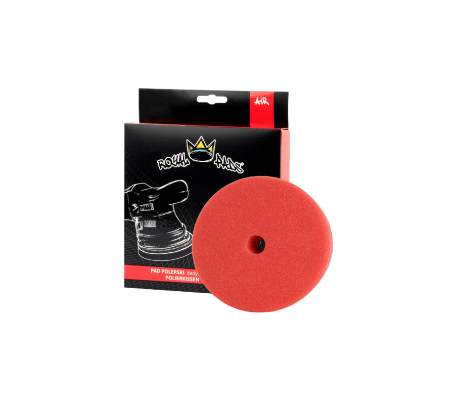 Royal Pads Air Soft Pad 80/93mm – Czerwona Gąbka Polerska Wykończeniowa (Finish)