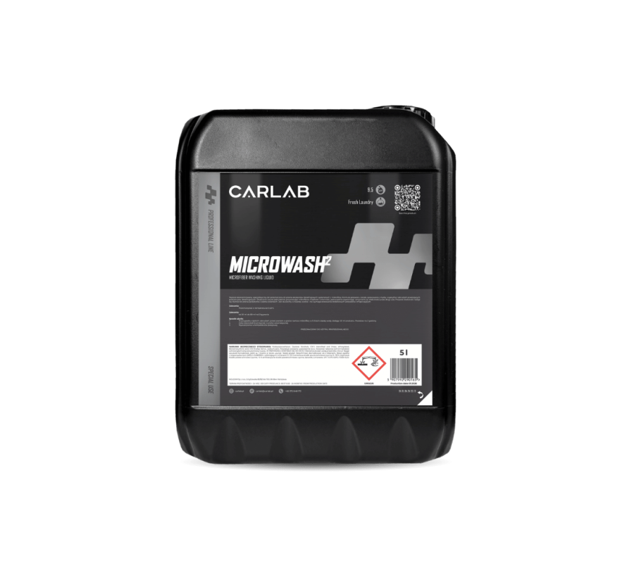 CARLAB MICROWASH² 5L – Skoncentrowany Żel do Prania Mikrofibr i Padów