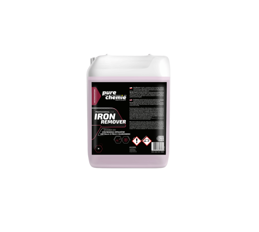Pure Chemie IRON REMOVER 5L – Bezpieczny Deironizer do Felg i Lakieru Pure Chemie IRON REMOVER 5L – Bezpieczny Deironizer do Felg i Lakieru